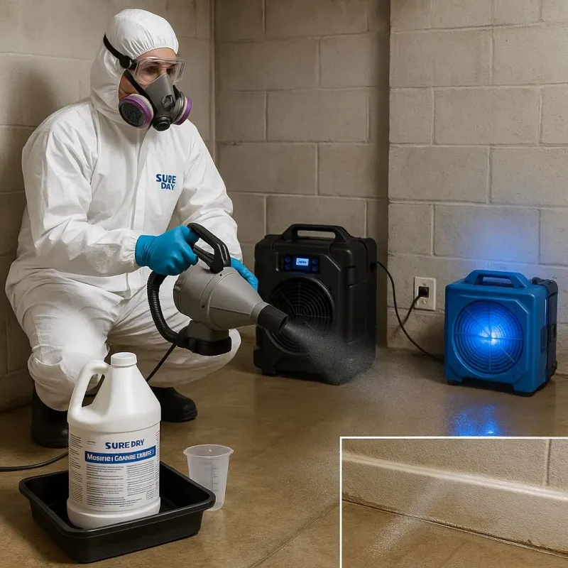Sanitization and Odor Removal process in Scandia, MN