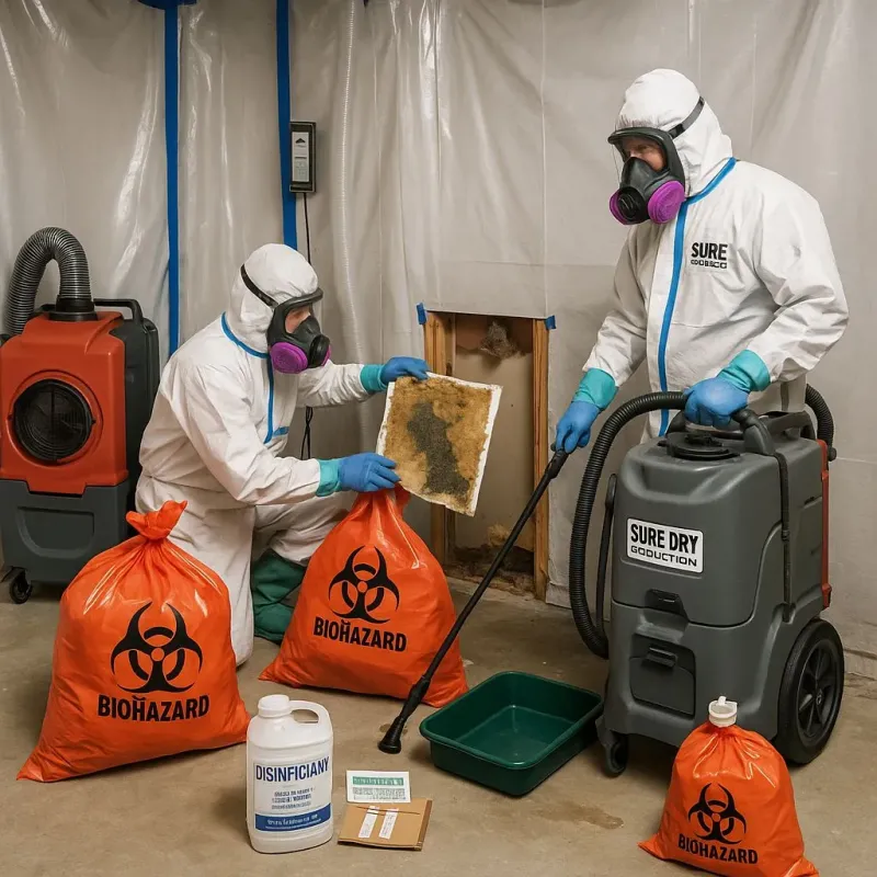 Contaminated Water Handling Protocols process in Scandia, MN